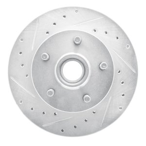 Ford Ranger Brake Rotor (1) - Front Right - R1 Concepts - Drilled & Slotted - Silver - `98-`02 Ford Ranger Brake Rotor (1) - Front Right - R1 Concepts - Drilled & Slotted - Silver - `98-`02